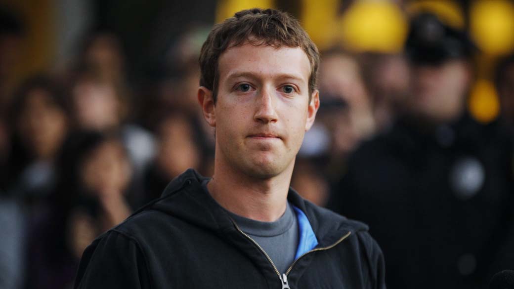 Zuckerberg: empresário perdeu US$ 2 bilhões, após prejuízo do Facebook