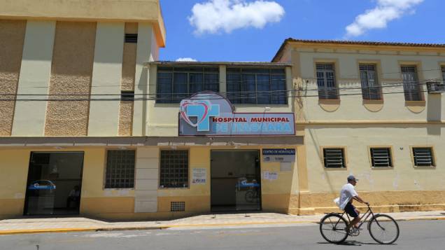 Fachada do hospital municipal de Itaocara