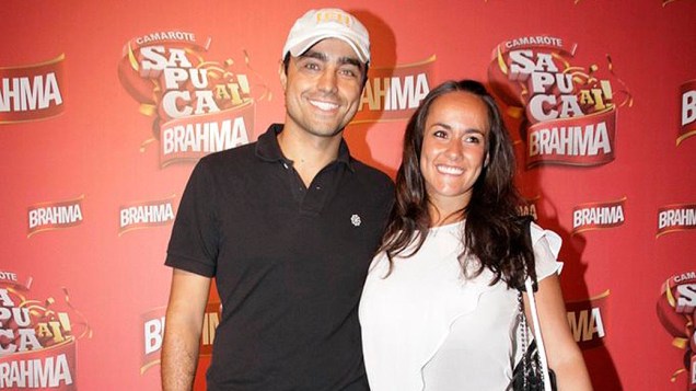 Ricardo Pereira e a mulher Francisca Pinto (17/02/2012)