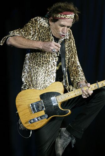 A mão direita do Rolling Stone Keith Richards foi segurada por cerca de 3,7 milhões de reais.
