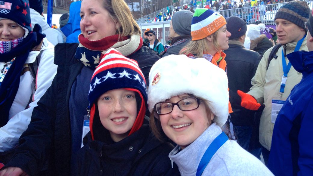 Os pequenos fãs de Shaun White em Sochi: sonho realizado
