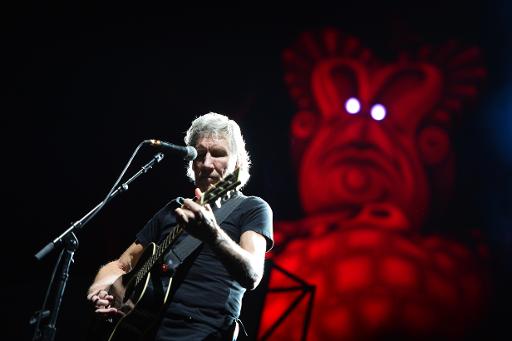 Roger Waters, no palco do Estádio Olímpico de Berlim, em 4 de setembro de 2013