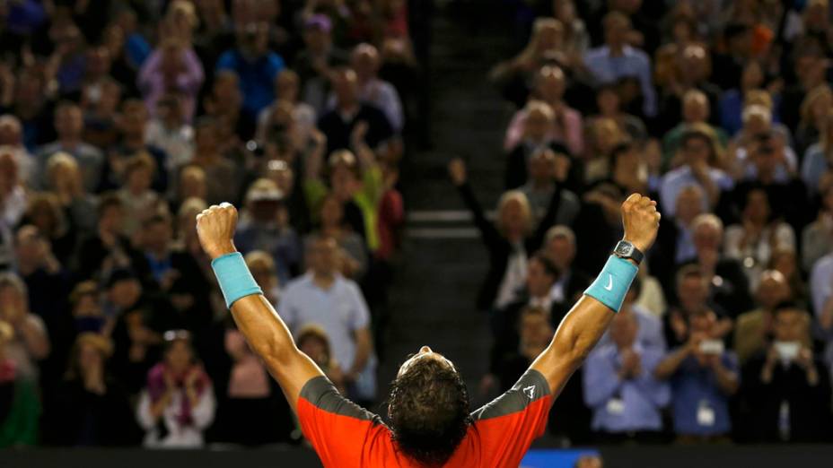 Rafael Nadal vence a semifinal do Aberto da Austrália, em Melbourne