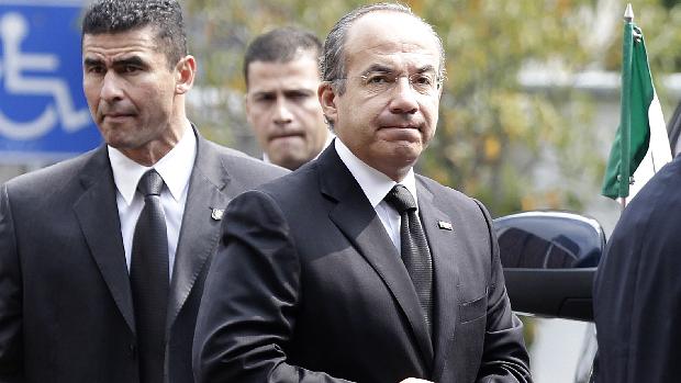 Felipe Calderón foi acusado por ativistas de crimes contra a humanidade por mortes causadas em sua luta contra o narcotráfico