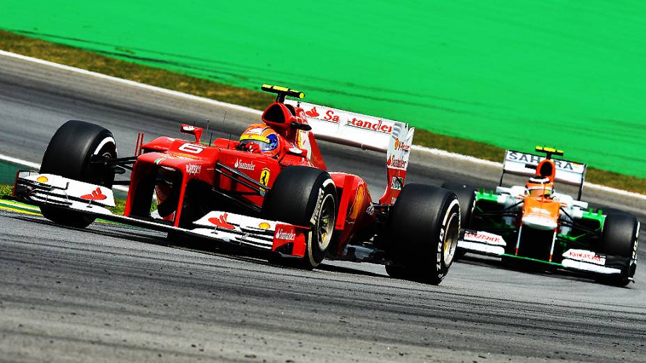 O melhor brasileiro foi Felipe Massa, que vai largar em quinto no GP do Brasil 2012, em interlagos
