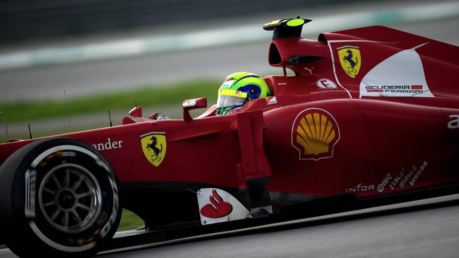 Felipe Massa, piloto brasileiro da Ferrari, no GP da Malásia, no último domingo