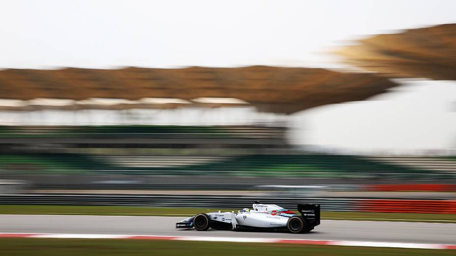 O brasileiro Felipe Massa (Williams) durante o Grande Prêmio da Malásia