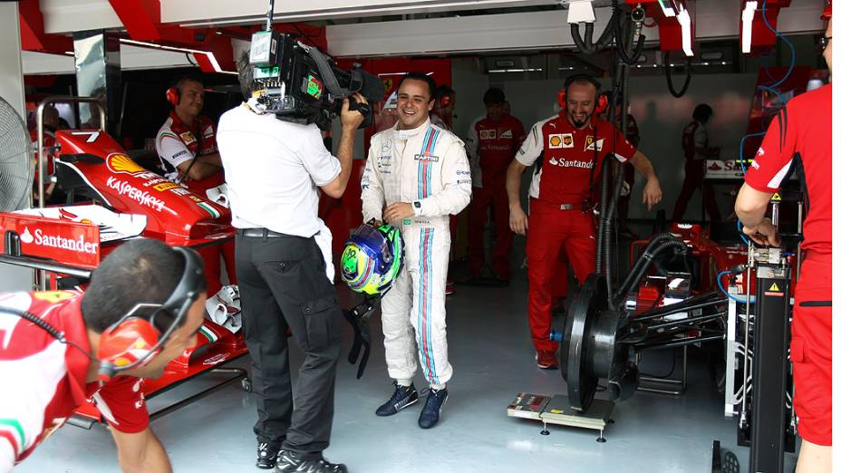 O brasileiro Felipe Massa (Williams) durante o Grande Prêmio da Malásia