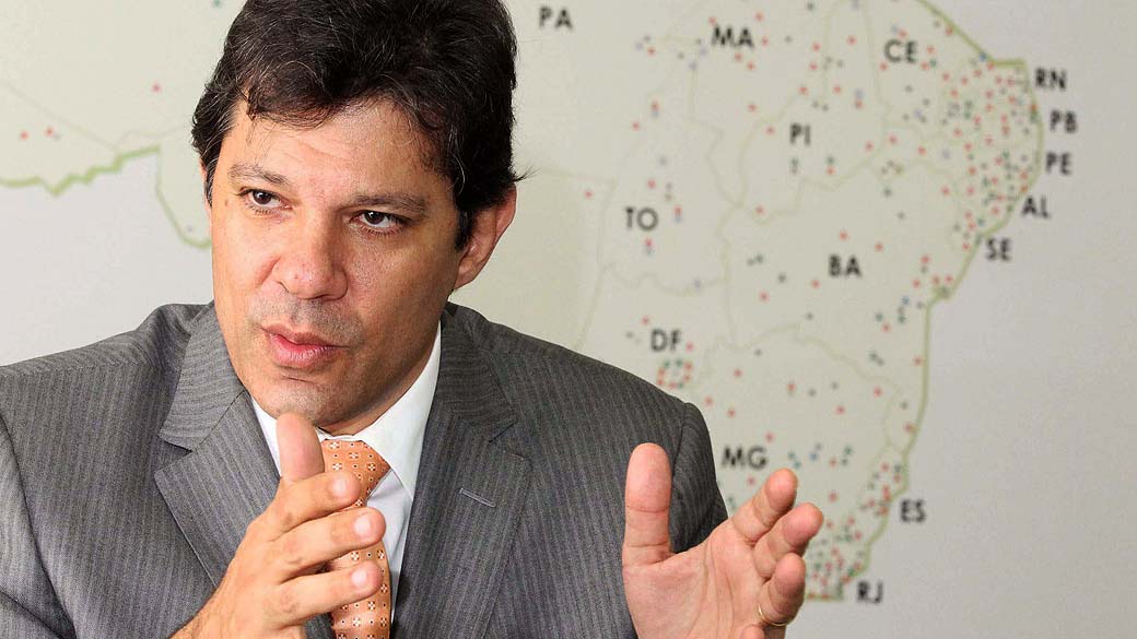 O prefeito eleito de São Paulo, Fernando Haddad. Petista indicou como secretários três nomes ligados à administração de Marta Suplicy (2001-2004).
