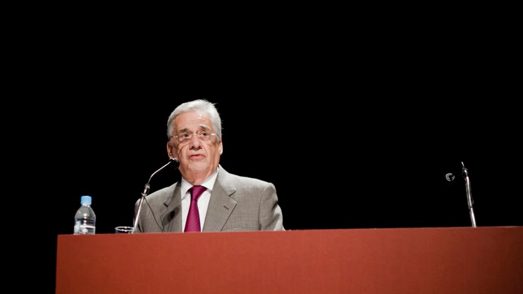 Fernando Henrique Cardoso durante o III Congresso Brasileiro de Fundações e Entidades de Interesse Público do Estado de São Paulo