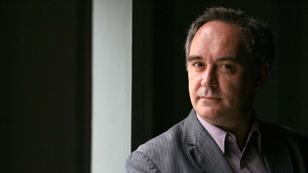 O chef catalão Ferran Adrià, do elBulli: "Meu trabalho principal sempre foi ser capaz de olhar para o futuro"