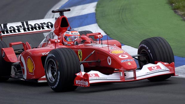 F2001 foi pilotado por Rubens Barrichello no GP de Mônaco