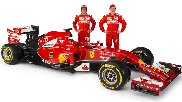 Fernando Alonso e Kimi Raikkonen apresentam o carro da temporada 2014