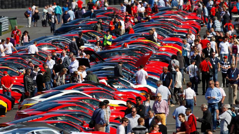 Encontro Ferrari Racing Days, em Silverstone