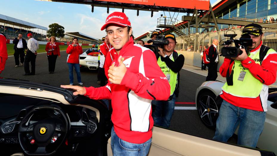 Felipe Massa no Ferrari Racing Days, em Silverstone