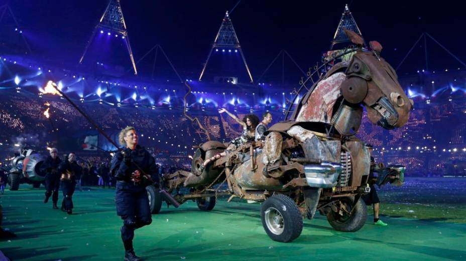 A festa de encerramento dos Jogos Paralímpicos de Londres-2012