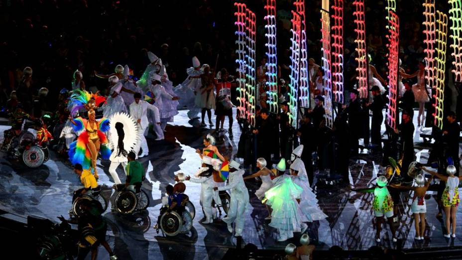 Apresentação da Rio-2016 durante o encerramento da Paralimpíada de Londres-2012