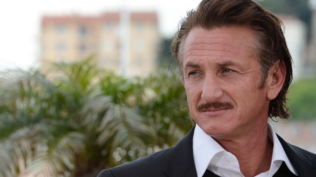 O ator Sean Penn na sessão de fotos do filme "Haiti: Carnaval em Cannes" durante o 65º Festival de Cannes, em 18/05/2012
