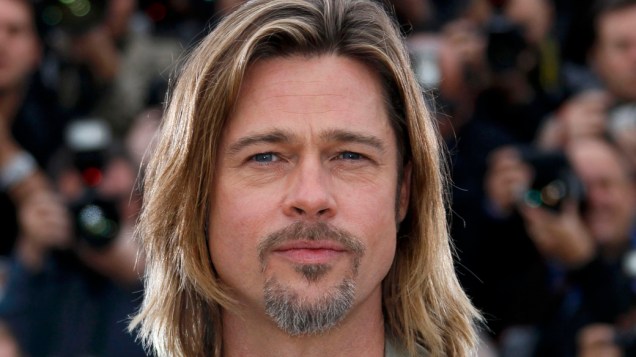 O ator Brad Pitt durante apresentação do filme "Killing them Softly", no 65º Festival de Cannes, em 22/05/2012