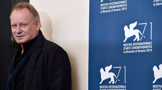 O ator Stellan Skarsgard durante o 71º Festival de Veneza, na Itália O ator Stellan Skarsgard durante o 71º Festival de Veneza, na Itália