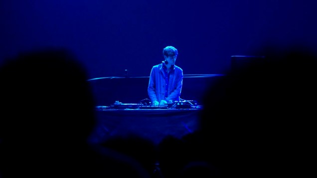 Apresentação do DJ James Blake no primeiro dia festival Sónar 2012, em São Paulo