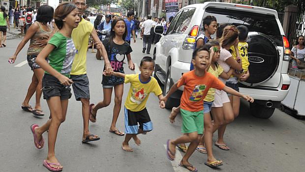 Terremoto provocou pânico entre os filipinos em várias cidades