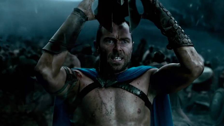 Sullivan Stapleton no filme 300 - A Ascensão do Império