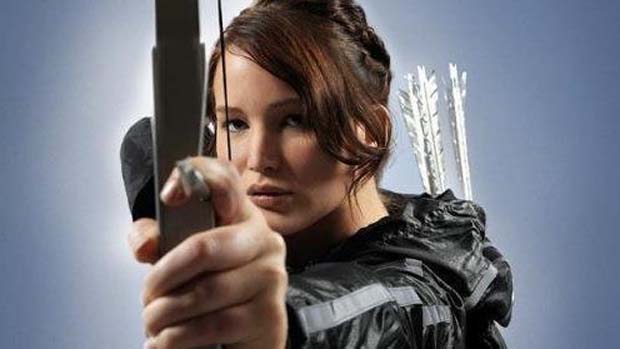 Jennifer Lawrence no filme Jogos Vorazes: Em Chamas