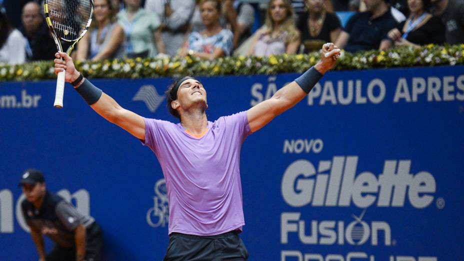 Nadal bate Nalbandian e é bicampeão do Brasil Open