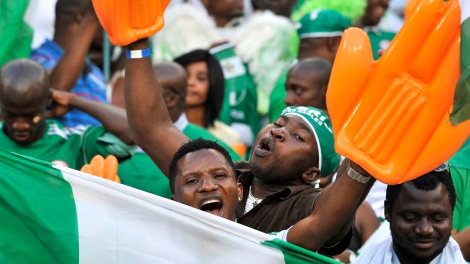 A final da Copa Africana de Nações, entre Nigéria e Burkina Faso, no Estádio Soccer City, em Johannesburgo