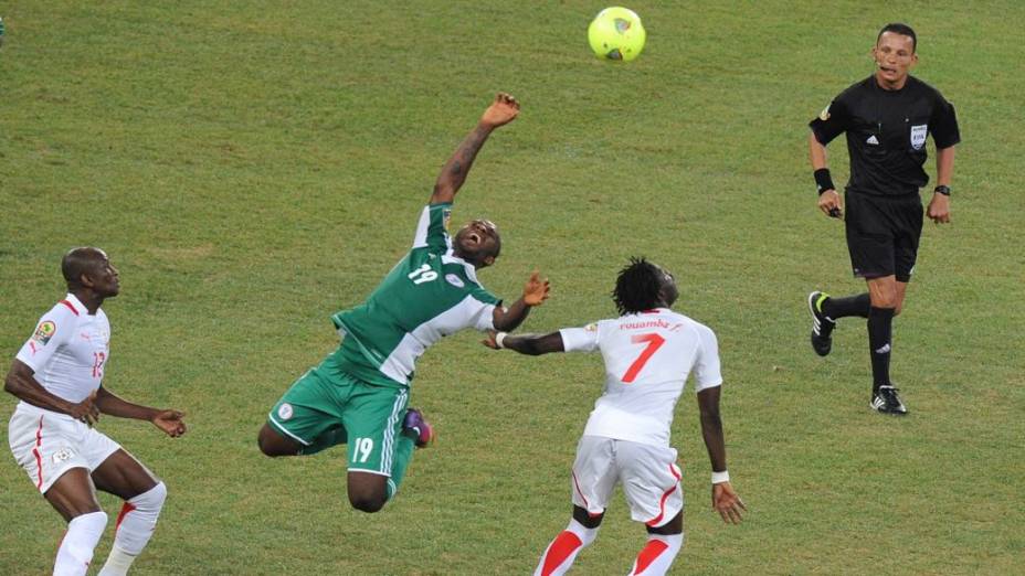 A final da Copa Africana de Nações, entre Nigéria e Burkina Faso, no Estádio Soccer City, em Johannesburgo