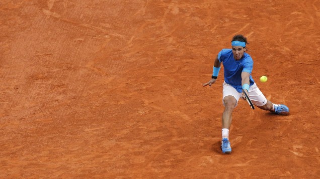O tenista espanhol Rafael Nadal durante a final de Roland Garros, em Paris
