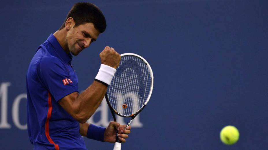 Djokovic durante final do US Open, em Nova York