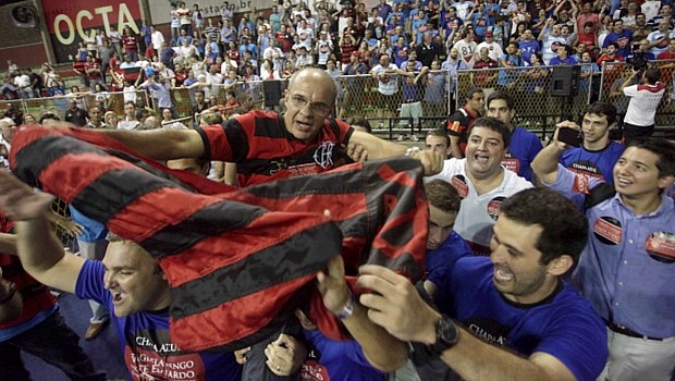 Eduardo Bandeira de Mello, novo presidente do Flamengo: depois da festa pela eleição, o susto com as contas do clube