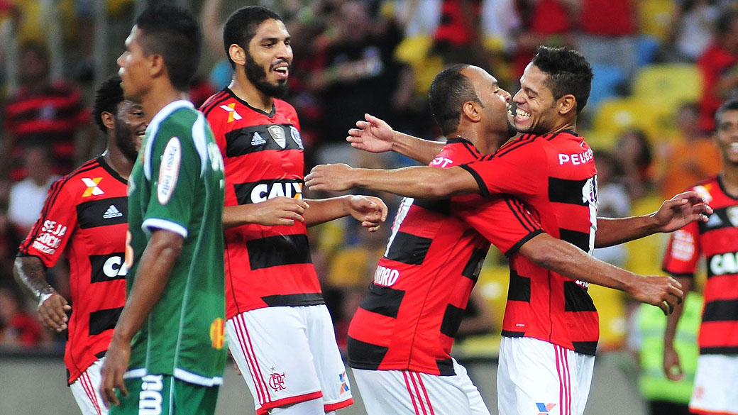 João Paulo comemora gol durante partida entre Cabofriense x Flamengo, válida pelo Campeonato Carioca, realizada no Estádio do Maracanã