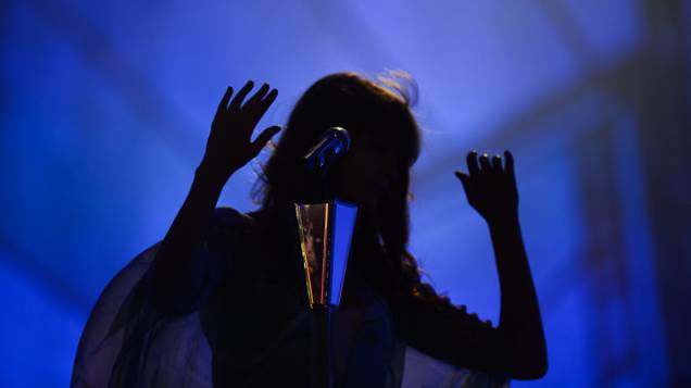 Florence and The Machine durante apresentação no Rock in Rio 2013