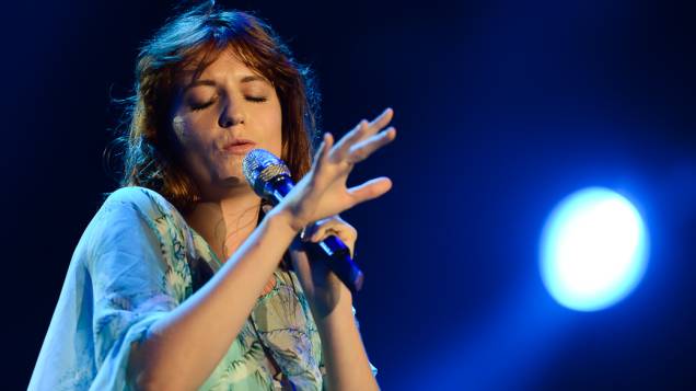Florence and The Machine durante apresentação no Rock in Rio 2013