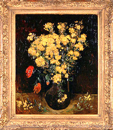'Flores de Papoula', quadro de Van Gogh roubado em museu do Cairo, no Egito