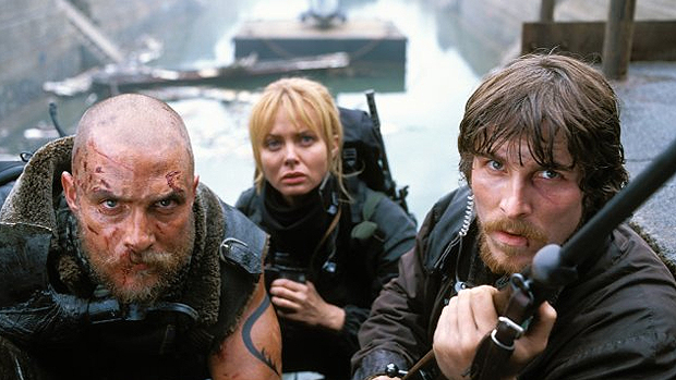 Christian Bale em <em>Reino de Fogo</em>, de 2002