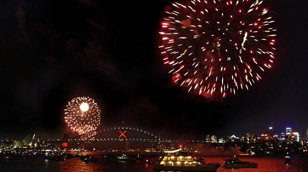 Para as crianças de Sydney, a comemoração de 2011 foi antecipada. Mas haverá nova queima de fogos à meia-noite