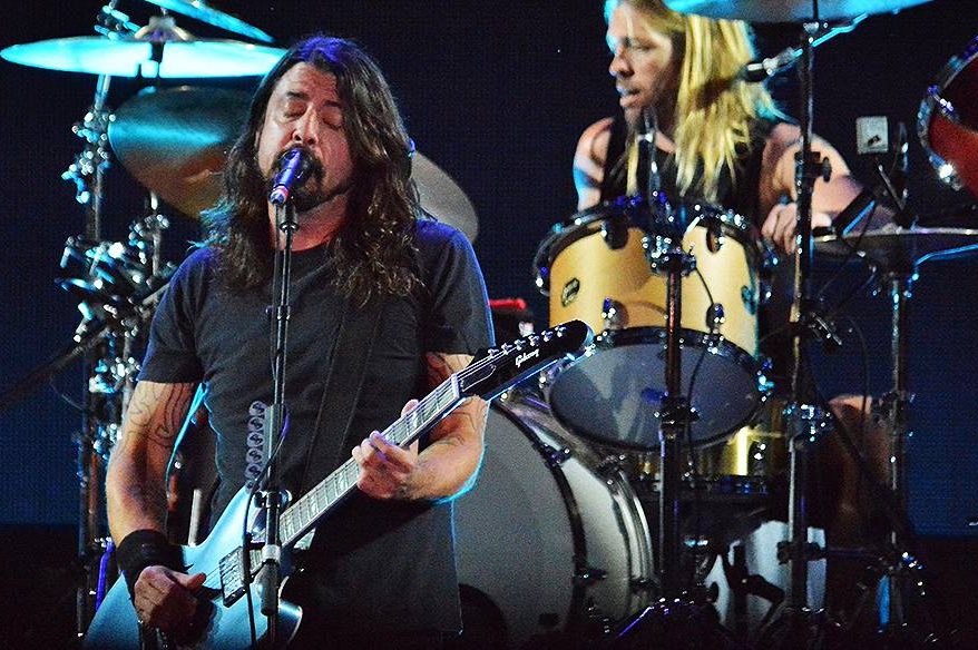 A banda americana Foo Fighters em show no Rio de Janeiro
