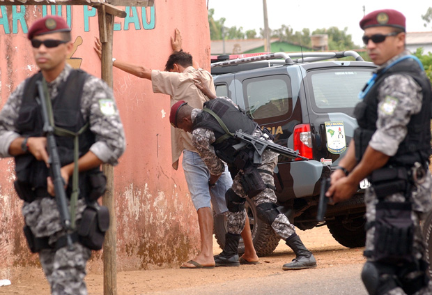 Homens da força Nacional de Segurança