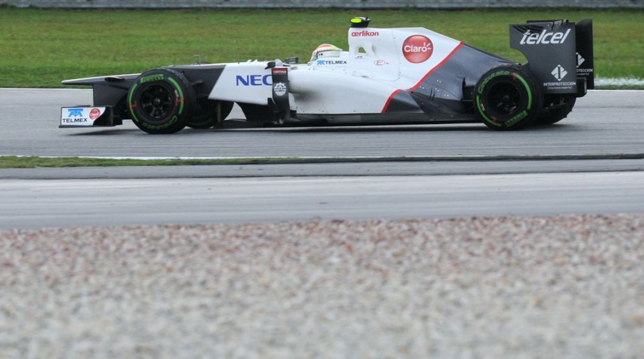 O mexicano Sergio Perez, da Sauber, foi um dos destaques do GP da Malásia