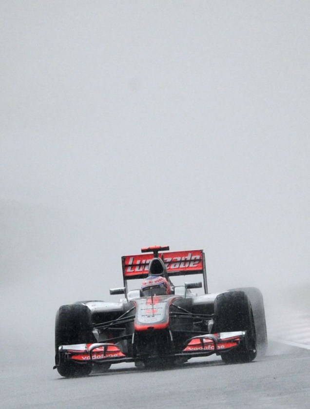 Jenson Button, da McLaren, no GP da Malásia