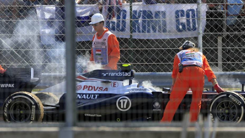 Valtteri Bottas durante o Grande Prêmio da Hungria