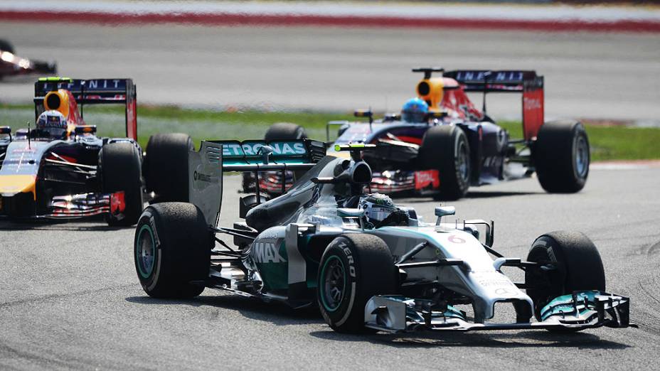 Nico Rosberg veio em segundo lugar, completando a dobradinha da Mercedes no Grande Prêmio da Malásia de Fórmula 1, no circuito de Sepang