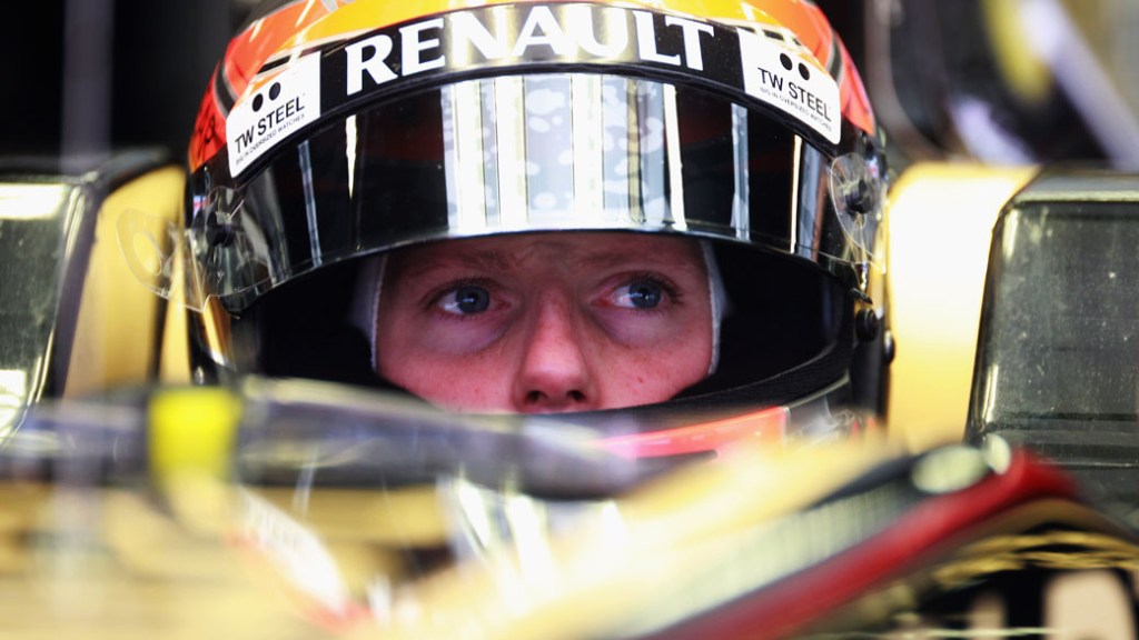 Romain Grosjean da Lotus durante testes da Formula 1 em Barcelona