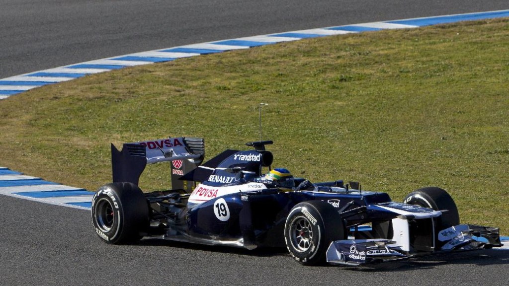 Bruno Senna feliz com seus testes na Williams