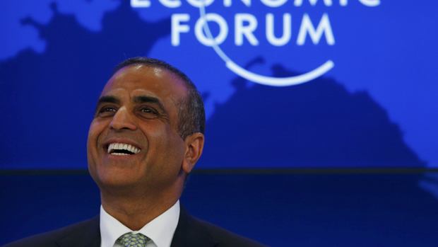Sunil Bharti Mittal, presidente do grupo indiano Bharti, durante o Fórum Econômico Mundial