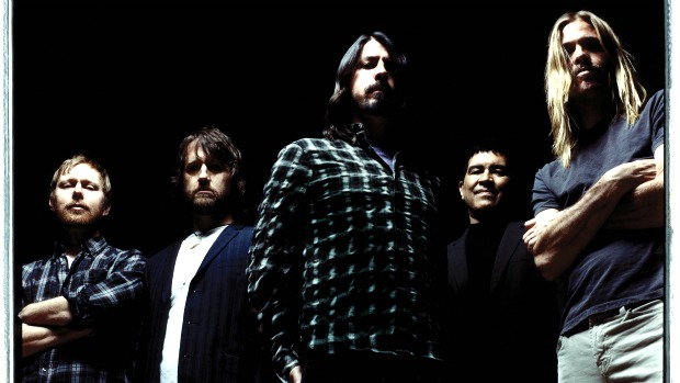 A banda americana Foo Fighters, que fecha o primeiro dia do festival
